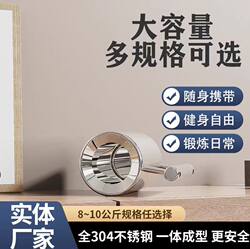 304 Stainless Steel Kettlebell Home Fitness Equipment Set Complete Set of Dumbbells for Men and Women to Train Arm Muscles