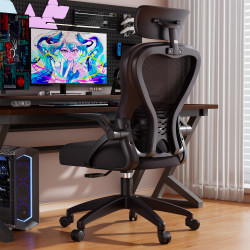 Computer Chair, Home Comfort Chair, Gaming Chair, Swivel Chair, Ergonomic Office Chair, Comfortable for Long Sitting, Dormitory Chair