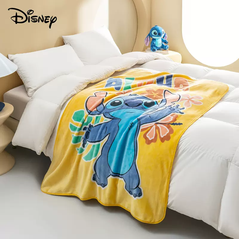 Disney 迪士尼  A类安全等级 儿童春夏法兰绒午睡毯 毛毯 100*140cm 天猫优惠券折后￥29.9包邮（￥109.9-80）2色可选