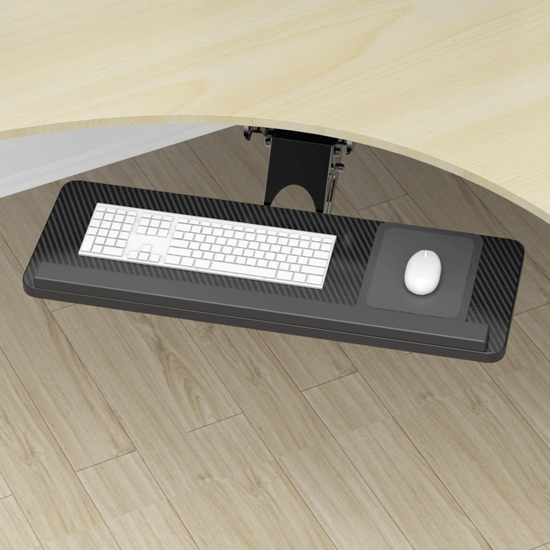 Keyboard Tray for Computer Desktop - Ergonomic Design with Mouse Stand