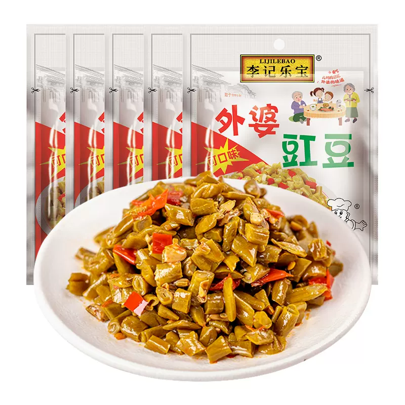 李记乐宝 外婆豇豆下饭小菜 50g*15袋