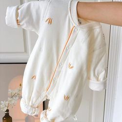 40g One-Piece Infant Clothing, Cotton Clothing, Baby Outing Type, Thickened Winter Clothing, Pure Cotton One-Piece Pajamas for Winter