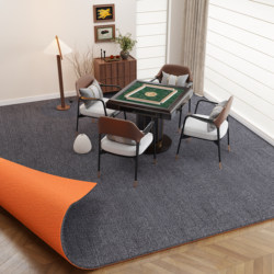 Mahjong Table Floor Mat, Soundproofing, Shock-Absorbing, Sound-Absorbing Mat, Household Thickened Fire-Resistant and Flame-Retardant Large Area Cuttable Carpet