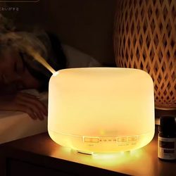 Japanese Muji Quality 500ml Aroma Diffuser Ultrasonic Household Silent Air Purifier Humidifier Aroma Burner