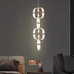 Light Luxury Bedside Chandelier 2025 New Model Modern Simple Creative Personality Apartment Loft Living Room Bedroom Chandelier