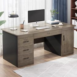 Office Desk, Boss Desk, Home Computer Desk, Simple Modern Office Desk, Staff Desk and Chair, Desk, Writing Desk