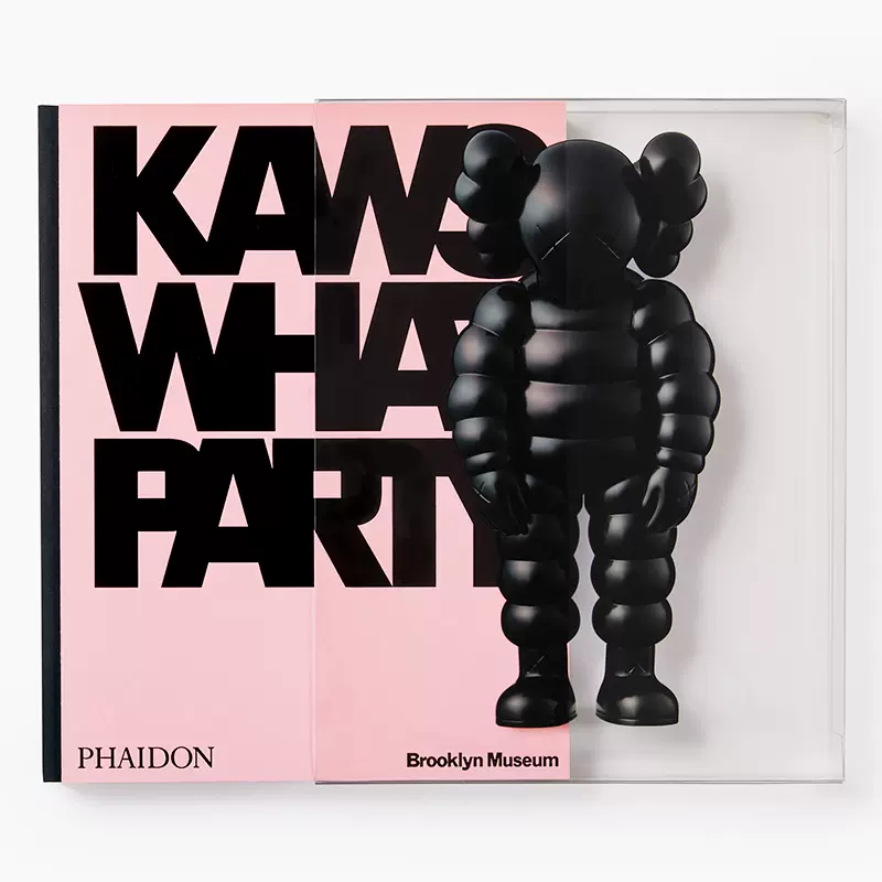 当代艺术设计类奢侈品书籍 KAWS: WHAT PARTY 粉黑色封面Black on Pink edition  考斯设计作品集时尚服装潮流文化涂鸦英文原版-Taobao