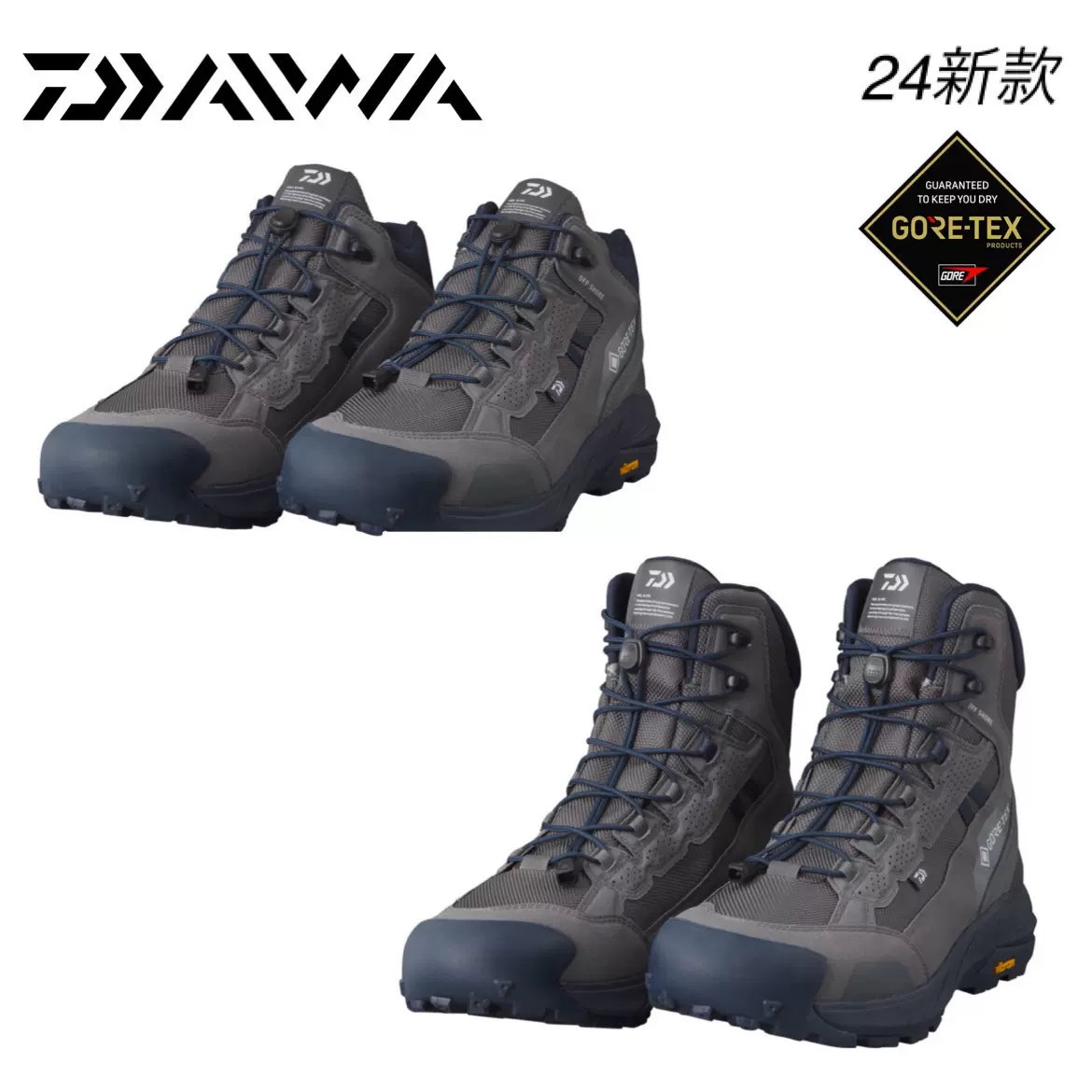 ダイワ DS-2301G ダイワ FOGLER GORE-TEX ミッドカット 27 ブラック