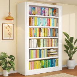 Yuboyuan Children's Bookshelf Home-Use Steel Library Bookcase Integrated Wall-Mounted Multi-Layer Floor-Standing Storage Rack