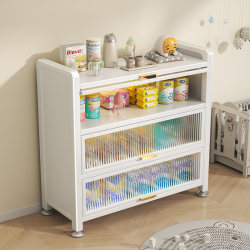 Baby Feeding Station, Baby Formula Storage and Organizing Rack, Small Apartment Nursing Station, Multifunctional Cabinet for Bottles, Milk Powder, and Toys