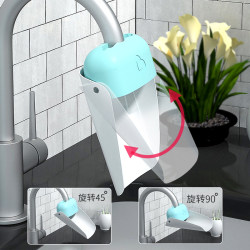 Children's Faucet Splash-Proof Extender, Silicone Universal Extender for Washbasin, Cartoon Gadget for Baby's Sink