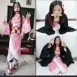 cosplay rengoku Trẻ Em Demon Slayer Trang Phục Hóa Trang Nezuko Tanjiro Bướm Ninja Con Gái Mi Douzi Quần Áo cosplay douma Cosplay Demon Slayer