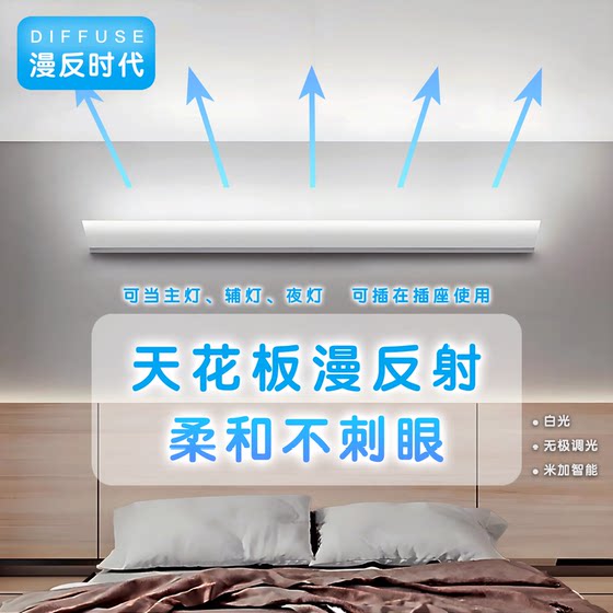 Diffuse reflection lamp, eye protection lamp, mother and baby lamp, upper luminous wall lamp, ceiling lamp, bedroom lamp, children's baby lamp, living room lamp