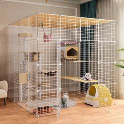Cat Cage, Huge and Spacious, Free Space, Luxurious Villa for Home Use, Large Indoor Cat Cage, Apartment Cat House, Cat House