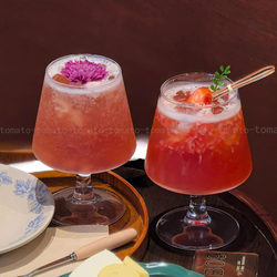 ins Wind-Shaped Short Glass Cup, High-Value Cocktail Cup, Cold Coffee Cup, Soda Sparkling Water Cup