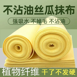 Loofah Dishcloth for Kitchen Use, Oil-Absorbing, Non-Stick, Easy to Clean, New Model, Lint-Free, Thickened for Household Cleaning