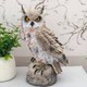 Simulated owl ornaments balcony garden home gardening decoration crafts bird animal model landscaping bird repellent