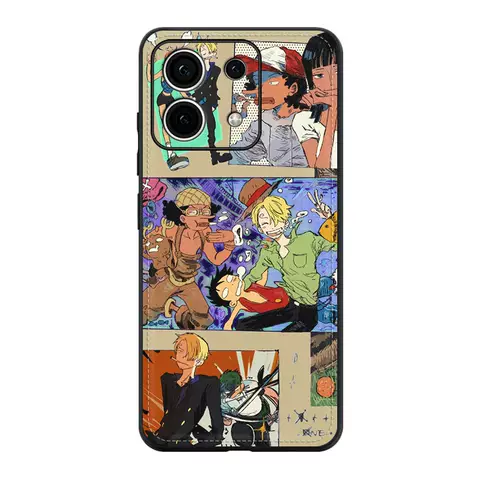 One Piece Phone Cases Covers – Anime Xiaomi Redmi Note 13, Note 13 Pro 4G, Note 13 Pro 5G, Note 13 Pro+