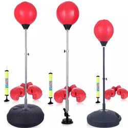 Household boxing ball reaction speed children and adults fitness sports gloves sandbag tumbler vertical bucket