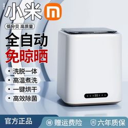 [Rice Nink Recommendation] Small Automatic Mini Washing Machine High Temperature Intimates Elution Baking One Special Underwear