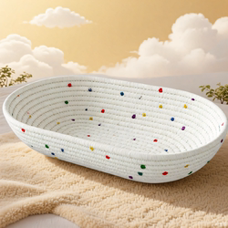 Cat Climbing Frame Oval Space Capsule Cat Bed Mat Thickened All-Season Woven Warm Breathable Half-Sphere Nest Scratch-Resistant