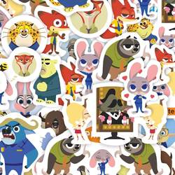 120 Zootopia Stickers Nick Judy Ins Cute Popular Notebook Planner Decoration Material Stickers