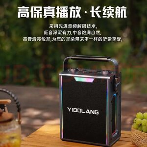 
L1 wireless Bluetooth speaker high power 220W dual microphone subwoofer outdoor square dance musical instrument sound