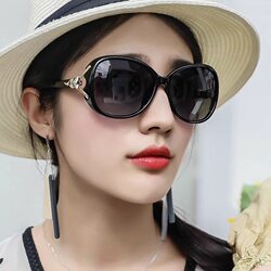 2026 New High-Definition Anti-Glare Uv Polarized Sunglasses for Women, Fashionable and Stylish Sunglasses, Plain Mirror Glasses