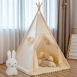 ins Children's Tent Indoor Triangular Small Tent Playhouse Indian Tent Boys and Girls Toy House Small House