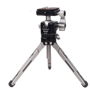 
Aluminum Alloy Mini Tripod Desktop Mobile Phone Holder SLR Camera Micro Single Universal Metal Photography Tripod Live Photo Accessories Mobile Phone Clip