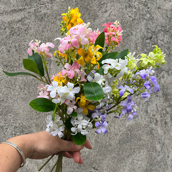 
Thousand miles of artificial flowers, lilac flower ornaments, flower arrangements, wedding home decoration, TV cabinet ornaments, artificial flowers, silk flower ornaments