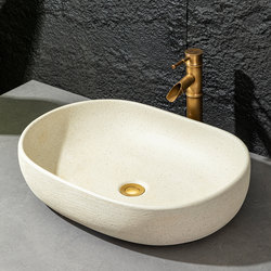 Countertop Basin Wash Basin Ceramic Art Retro Wash Basin Home Bathroom Outdoor Basin Wash Basin