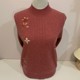 100%pure wool semi -high -necked foreign qi and loose, big size Mom in winter, warm sweater, middle -aged and elderly female bottoming shirt
