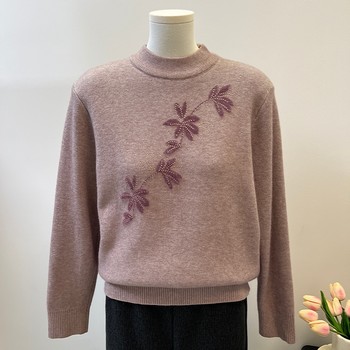 Guo Guiren's mother's winter clothes integrated velvet base shirt
