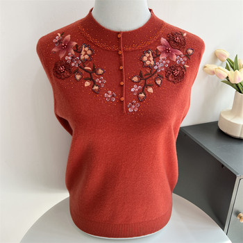 Guo Guiren pure wool sweater grandma style sweater