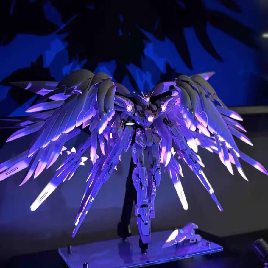 敖丙 哪吒 白起 曹仁 組み立て済み　4個セット 机甲摩动核白起魔改敖丙曹仁高达MG命运自由男孩拼装手办福袋盲盒