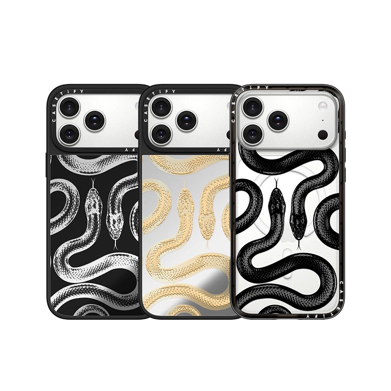 CASETiFY大王蛇手機殼暗黑潮酷保護殼適用iPhone 16系列MagSafe