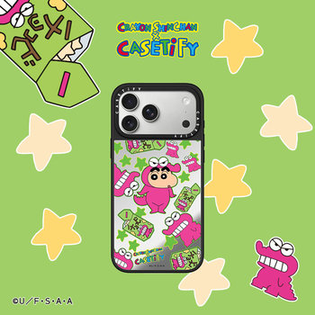
Crayon Shin-chan x CASETiFY joint series Mr. Crocodile Mountain suitable for iPhone17ProMax/17Pro/16ProMax/16Pro mirror phone case