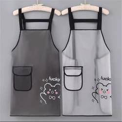 Kitchen Cooking Apron Sleeveless Waterproof Apron Catering Aquatic Products Pet Shop Translucent Tpu No-Wash Work Clothes