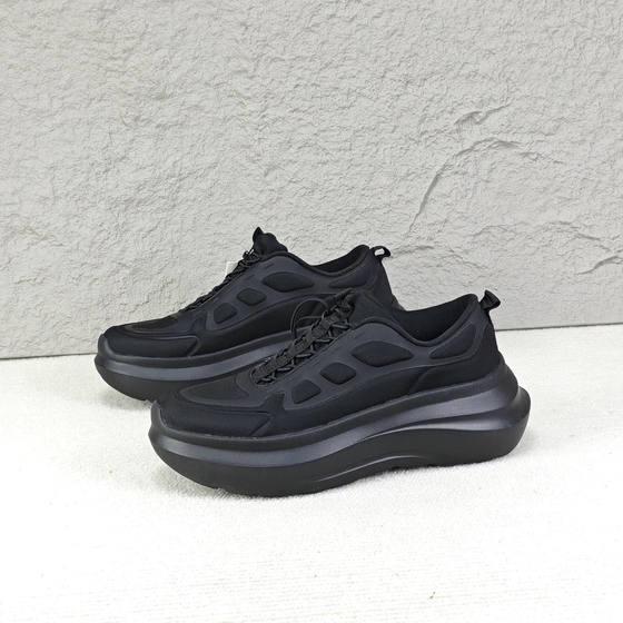 
Spanish single 25 years new platform thick-soled casual sports shoes solid color lazy slip-on breathable and comfortable women's shoes