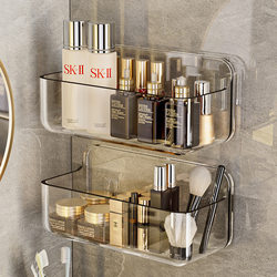 Bathroom Storage Rack, No-Drill Wall-Mounted Shelf for Bathroom, Toilet, and Restroom, Various Gadgets, Bathroom Organizer