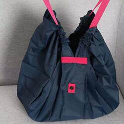 Japanese Style Foldable Storage Lightweight Eco-Friendly Storage Bag Tote Bag Travel Bag Clothes Luggage Large Capacity