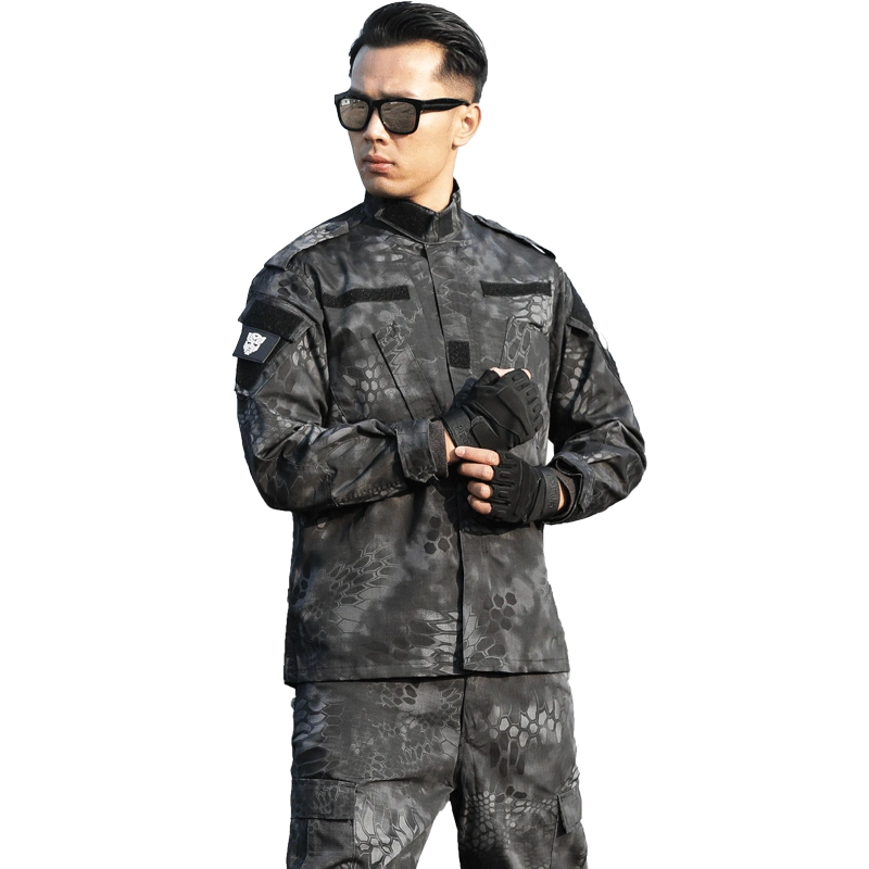 戶外美軍迷彩服套裝男女軍迷CS拓展服外軍野戰外套耐磨戰術強襲服-Taobao