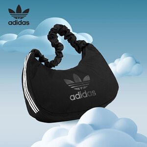 
Adidas adidas shoulder nylon black versatile portable shoulder bag crossbody bag cloud bag JP0145