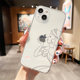Creative lines Snow White suitable for iphone13promax apple 12 mobile phone case 15/14 transparent female 17/16 apple 11 all-inclusive 7/8plus anti-fall 17/xr silicone 6p protective case