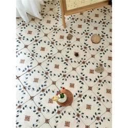 American-Style Retro Distressed Small Floral Tiles 200X200 Nanyang Style Ceramic Tiles for Restaurant Balcony and Bathroom