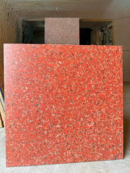 Red Numb Matte Surface Imitation Marble Tiles 800X800 Red Granite Floor Tiles 600 Wear-Resistant Non-Slip Floor Tiles