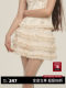 AYF MIU is a puff cake skirt French retro pleated skirt 2024 summer new skirt
