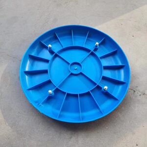 Free shipping reinforced stool surface, round stool surface plastic glass fiber fiber fiber faster dining table, chair, eight -hole buckle bench