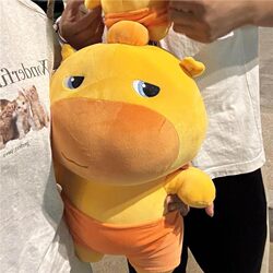 Who Hasn'T Heard of Lulu Yet? Cute Capybara Lulu Plush Toy Doll Stuffed Animal Sleeping Pillow